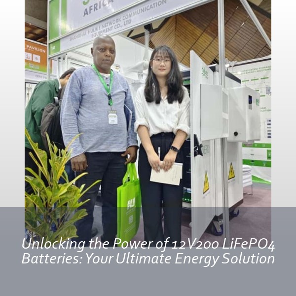 Unlocking the Power of 12V200 LiFePO4 Batteries: Your Ultimate Energy Solution
